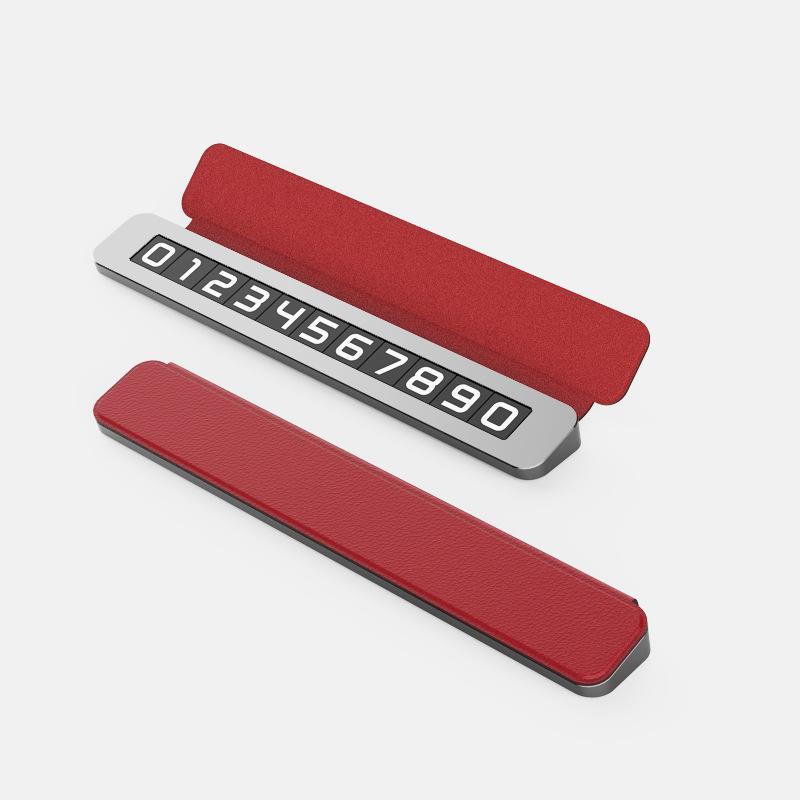 New Car Temporary Parking Sign Phone Number Plate Creative Hidden Temporary Parking Sign Car Decoration Gift