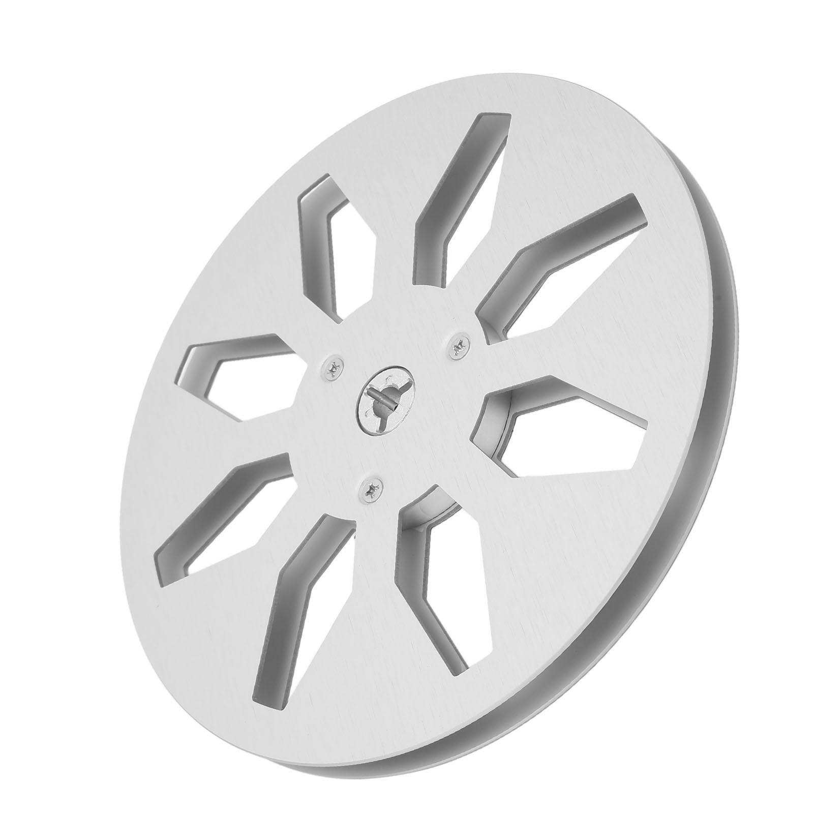 

14 7-дюймовая пустая катушка с лентой из алюминиевого сплава с 8 отверстиями, универсальная часть машины для открывания, звуковая лента пустая серебряный