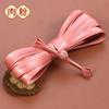 5 Paia Bottoni Nodo Cinese in Tessuto Fatti a Mano Chiusura per Cheongsam Abito Tang Bottoni a Strisce Retrò per Collo Decorativi