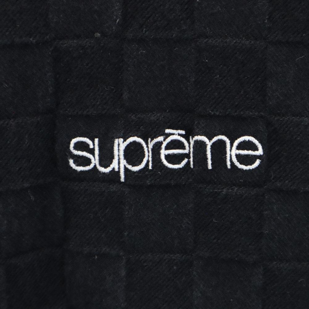 Supreme Camiseta de manga larga con media cremallera M negra jersey Hombre Usado