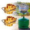 Cost-effective Camping Gas Adapter Valve Efficient Gas Refill Adapter  Camping Equipment