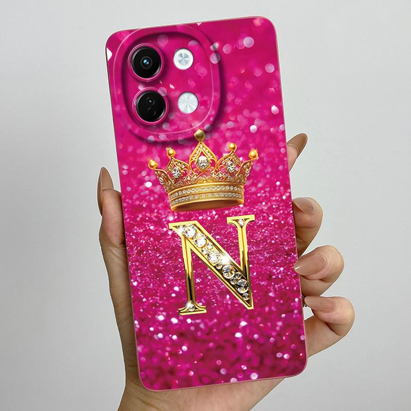 For Tecno Spark 30 5G Case KL8 Phone Cover Crown Letter Soft Silicone Funda for Techno Spark 30 5G Back Shell Spark30 5G Bumper