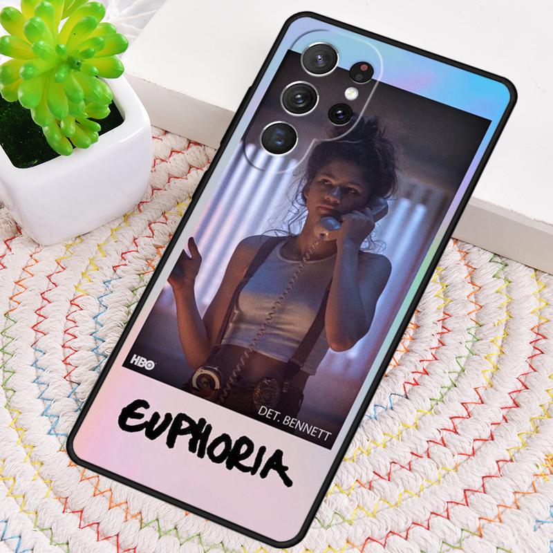 American TV Series Euphoria soft Phone Case for Samsung Galaxy note 10 pro S26 Ultra S23 S24 FE S25 S21 S22 PLUS shockproof Cove