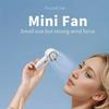 2025 New Ultralight Only 60G Mini Size Handheld Fan Portable Fan Air Cooler Pocket Fan Rechargeable for Travelling Shopping