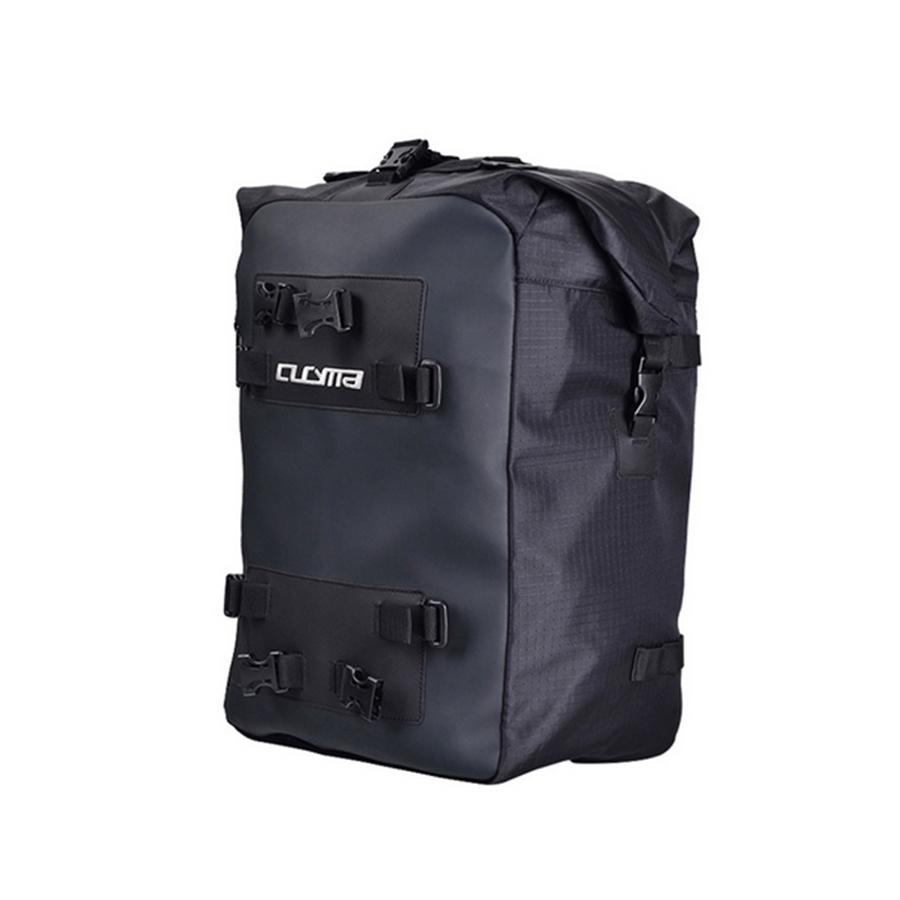 Universal 10L Motorcycle Rear Tail Seat Bag Pack Shoulder Bag Waterproof Black