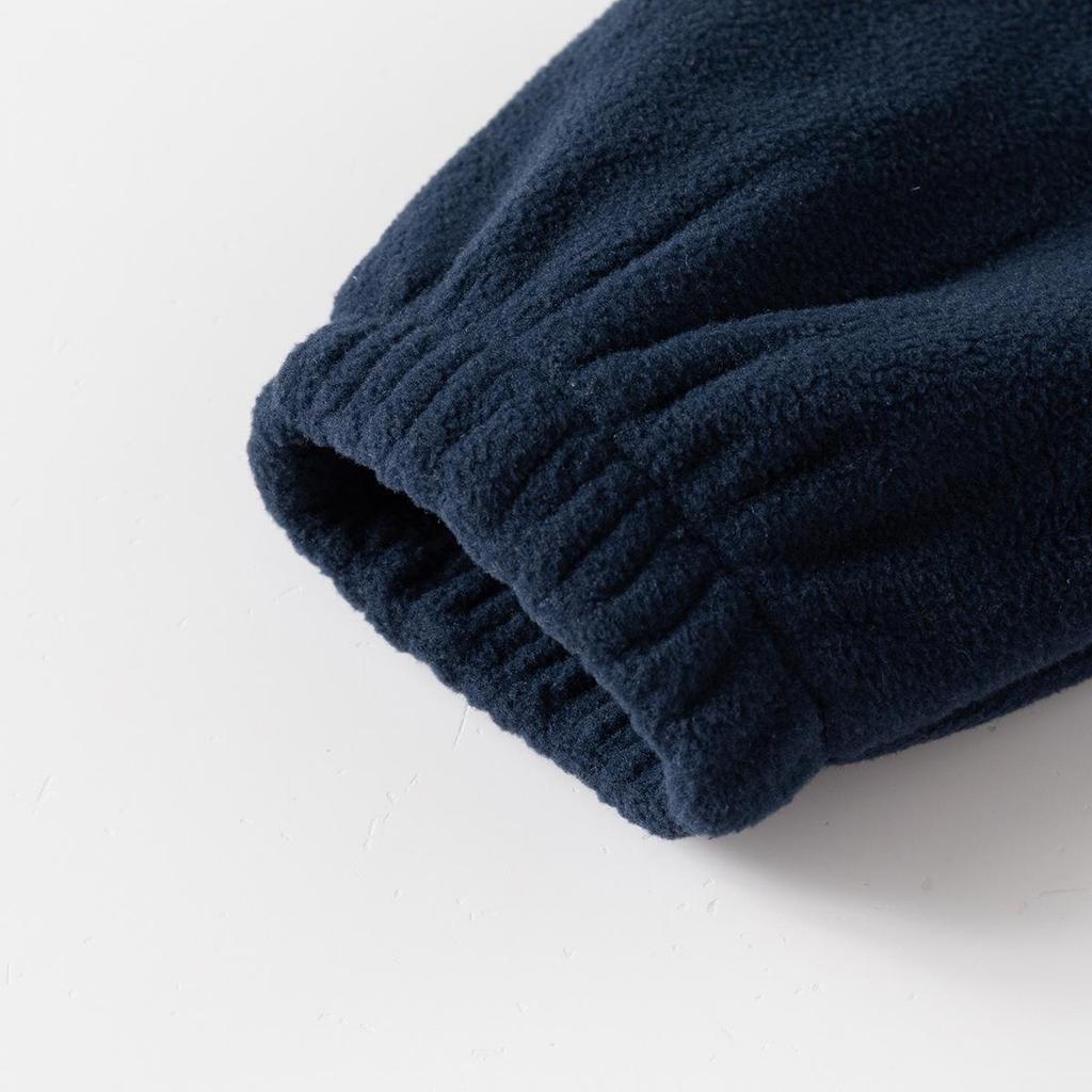 2024 Autumn Boys' Colorblock Fleece Jacket - Casual Children's Top