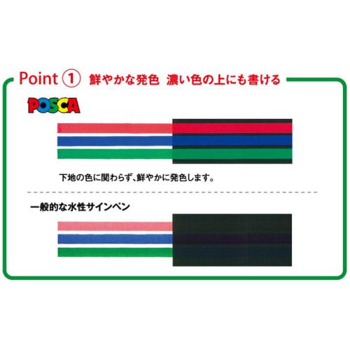 Mitsubishi Pencil Water-based Pen Posca Medium Point Round Core Brown 10 Pieces PC5M.21