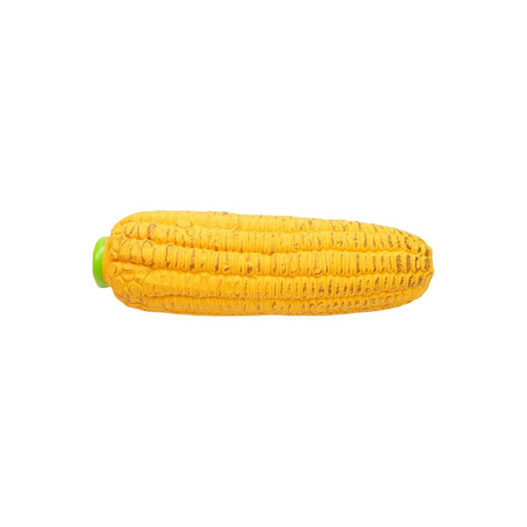 Latex Corn Dog Toy With Squeaker, Interactive Chew Toy For Teething Puppies, Small Dogs & Cats,  Natural Latex Pet Toy For  Care, Anxiety Relief