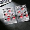 FOR TOYOTA TRO GR High Visibility Reflective Waterproof Decal Scratch Hide Sticker Fit Car Motorcycle Helmet Refrigerator