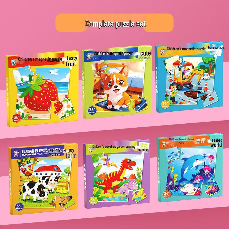 Wen Niu Kids Magnetic Puzzle Set