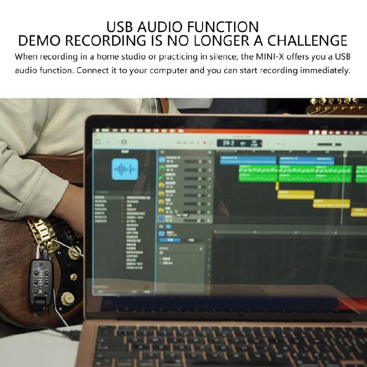 Electric Guitar Headphone Amp Multiple Effects Device Plug In Style Intuitive Controls Studio For Practice Performances