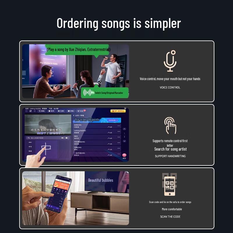 SAST Portable KTV Trolley Speaker with 17-inch Display