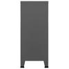 Storage Chest Industrial Style Anthracite 90 x 40 x 100 cm Steel