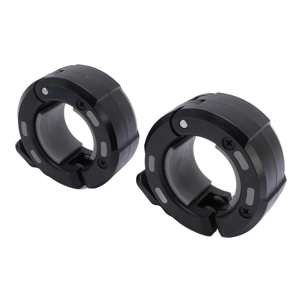 2PCS Barbell Clamps Magnetic Quick Release Weight Bar Plate Locks Collar Clips for 50mm Barbell Workout Weightlifting