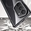 Clear case for Samsung Galaxy Z Fold 8 Ultra, with stand and glass for external screen, for MagSafe, black frame