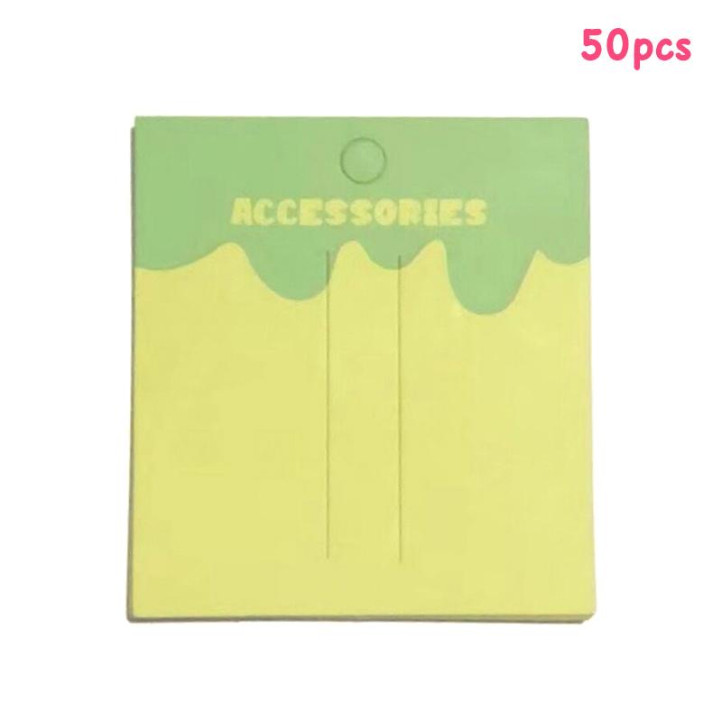 

50 шт. цветные подвесные заколки для волос бумажные карточки держатель для заколок для волос держатель для самодельных картонных аксессуаров для волос упаковочные карточки бирки as the picture