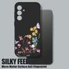 Soft TPU Case For Samsung Galaxy S24 S23 S25 FE S25 S22 Ultra A17 A56 A16 A55 A25 A15 A36 A35 A54 5G Small Flower Pattern Cover