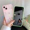Candy Shockproof Silicone Bumper Phone Case For iPhone 15 14 11 12 13 Pro Max X XS XR 8 7 Plus Transparent Protection Back Cover