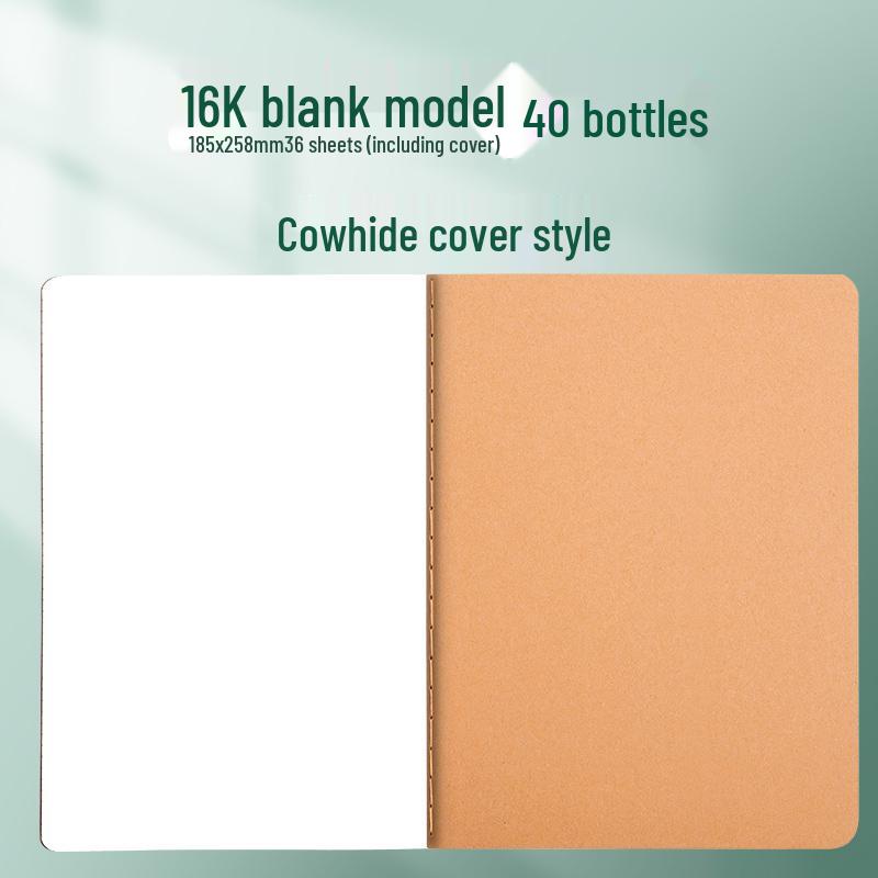 Kraft Paper Notebook for Students - B5, A4, A5 Sizes for Elementary and Junior High School.