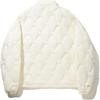 Li Ning Down Jackets Men's Ecru Stand Collar Thickened Down Jacket AYMV537-2