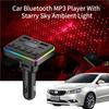 Bluetooth 5.4 Nabíječka do auta FM vysílač Type-C Duální USB Ambientní přehrávač Bezdrátové handsfree volání MP3 Modulátor Přehrávač Nabíječka