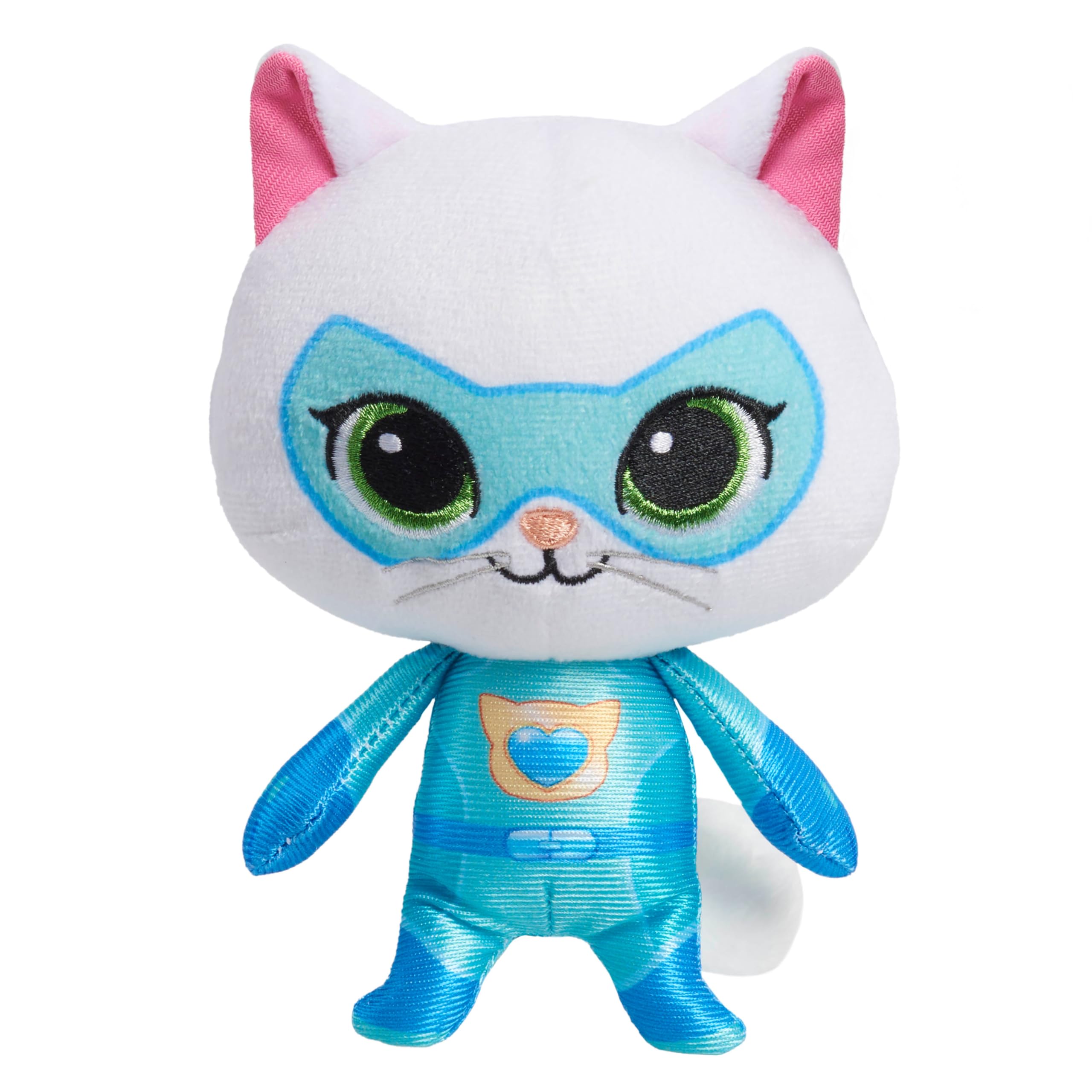 

Disney Junior SuperKitties Small Plush Stuffed Super Soft Officially Licensed Kids Toys for Ages 2 Basket Stuffers and Small Gifts 6.5-inch Animal, синий