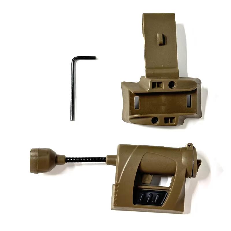 MPLS CHARGE Hunting Helmet Flashlight 1 Modes LED Tactical Helmet Head Light Energy Saving Outdoor Headlamp
