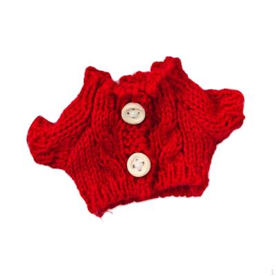 15cm-17cm Plush Doll Clothe,Doll Clothing Dress Up Stylish Soft Cartoon Costume