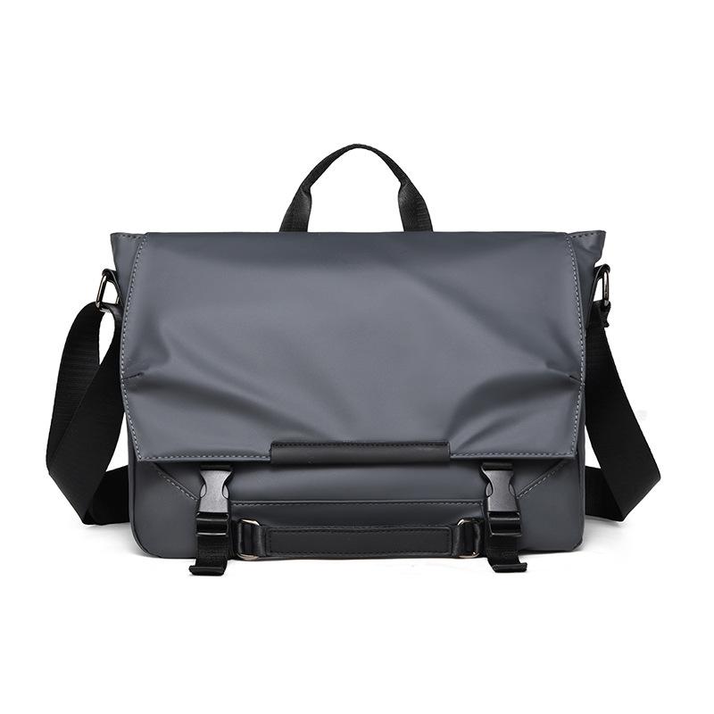 

Мужская простая повседневная сумка через плечо большой вместимости, модная корейская версия, кожаная мужская сумка, рюкзак, модная деловая женская сумка-мессенджер