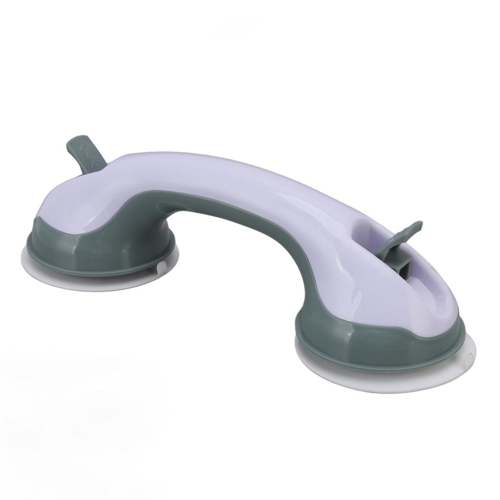 Badezimmer-Handlauf, schlagfrei, sicher, verhindert Stürze, leicht zu greifen, Saugnapf-Haltegriffe für die Dusche im Badezimmer