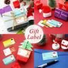 500pcs/roll Christmas Tags, Christmas Holiday Decoration Gift Series Self-adhesive Sticker Labels