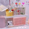 INS Girly Heart Drawer-Type Desktop Storage Box for Stationery & Jewelry