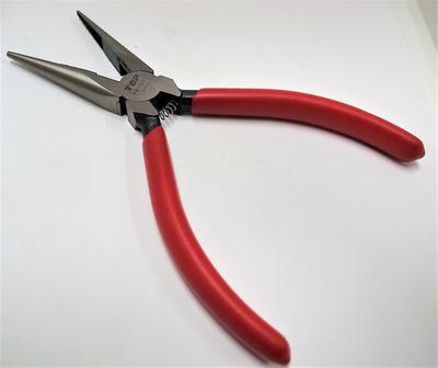 TOP Long Nose Serrated Cuts Iron Wire Up To Total Length Made In Pliers, S-Shaped, Tips, Spring-Loaded, 1.5mm Diameter, 161mm, Japan, RA-150S,