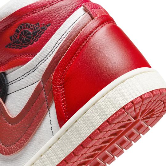 FB9891-600 Nike Air Jordan 1 High MM Sport Red Black Sail Dune Red (Women's)