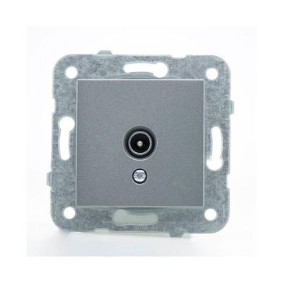 Smoked TV Socket - (Mecha+touch) Karre Novella Range