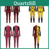 Deadpool And Wolverine Cosplay Jumpsuit With 3d Digital Print For Halloween Anime Role Play