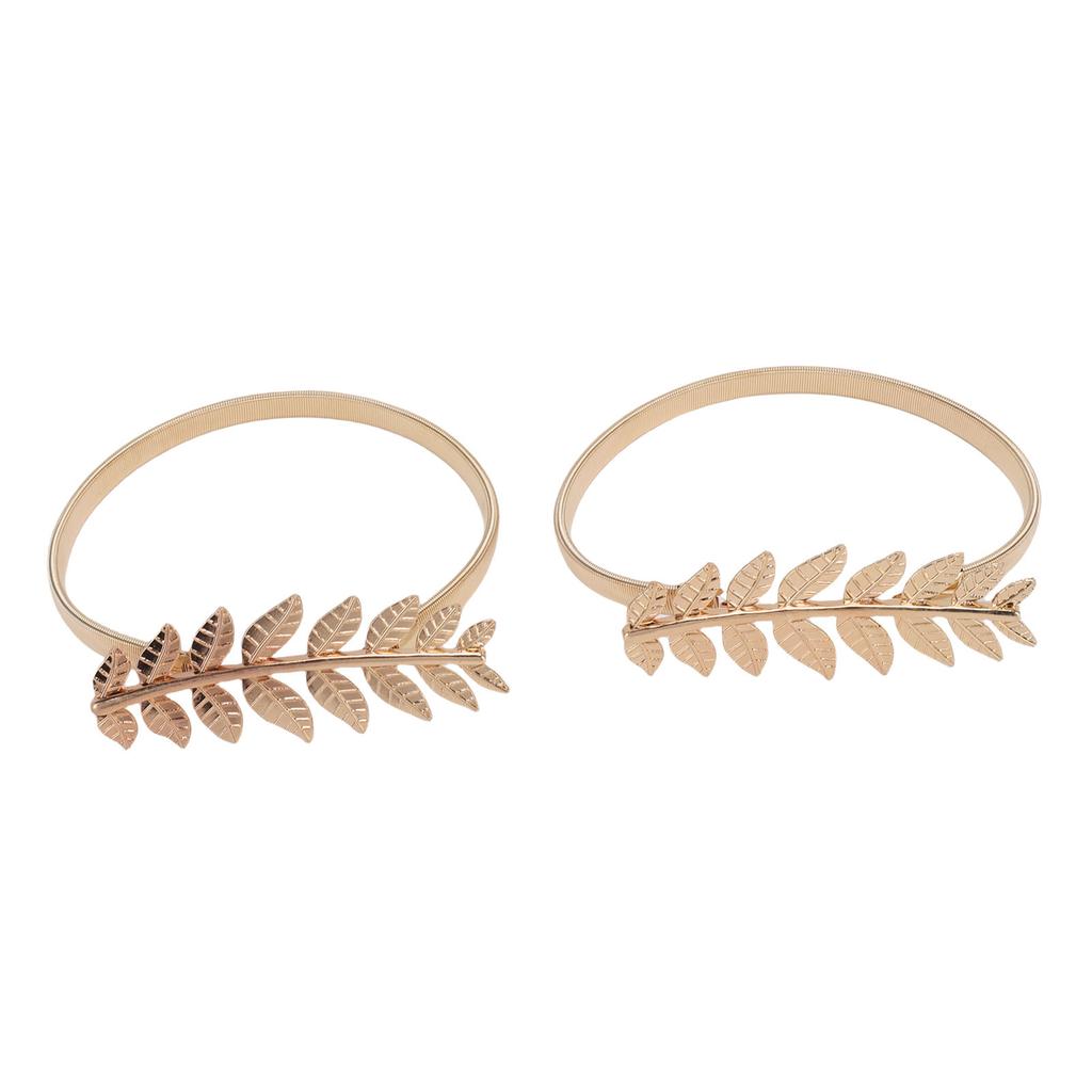 4pcs Curtain Tiebacks Aluminum Alloy Spring Design Curtain Holdbacks Ties Modern Gold for Bedroom Living Room Home