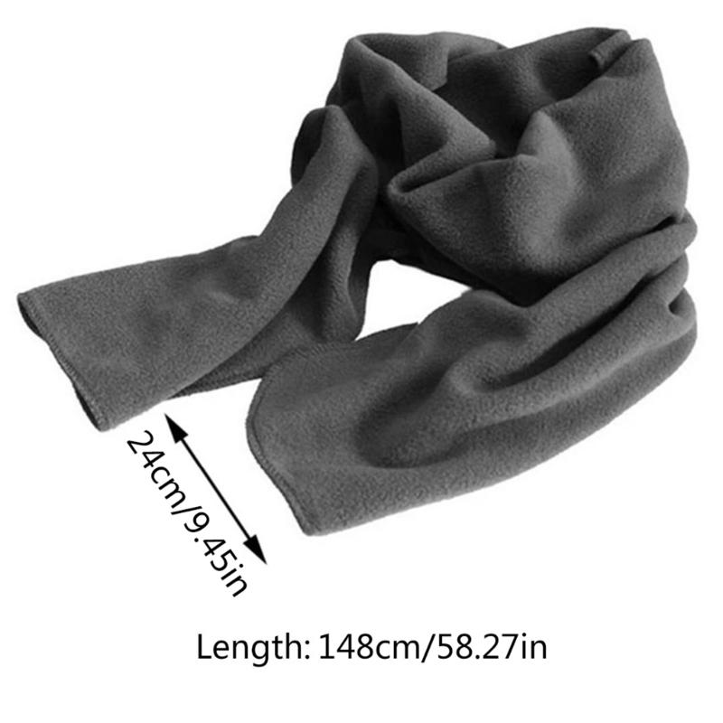 Simple Polyester Scarf Shawl for Ladies Teen Kids XMAS New Year Festival Present