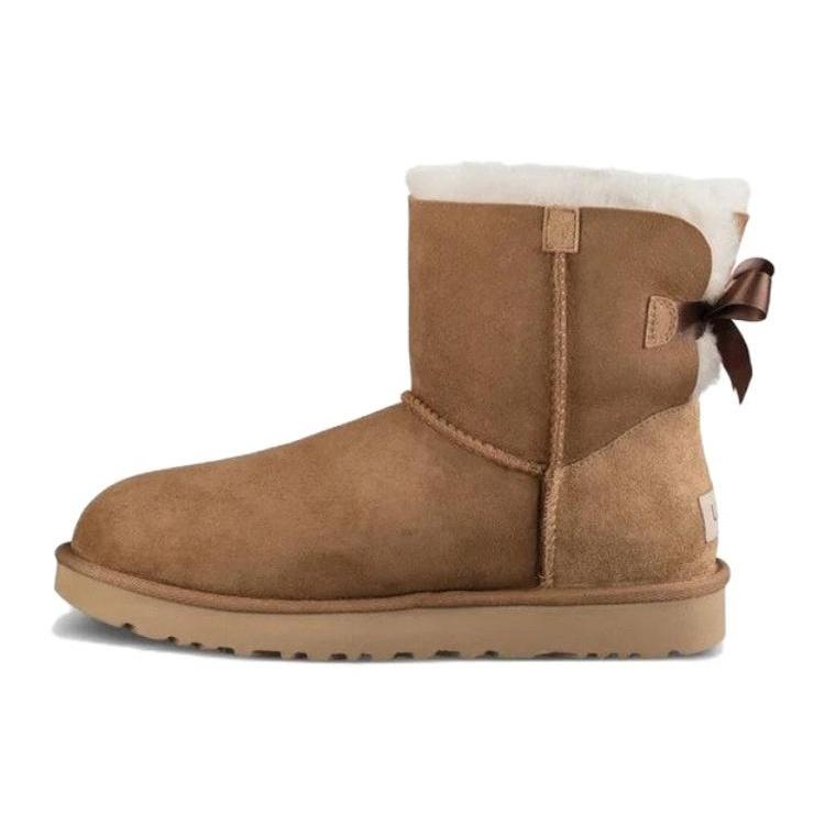 (WMNS) UGG Australia Mini Bailey Bow II Chestnut Boots Women s 1016501-CHE EU 41
