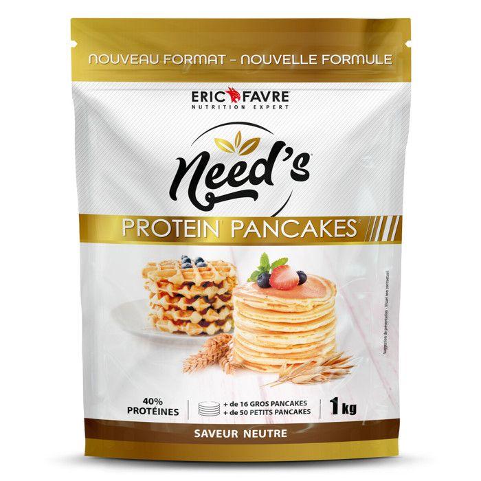 Pancakes protéinés Eric Favre - Need's Protein Pancakes - Saveur neutre 1000g