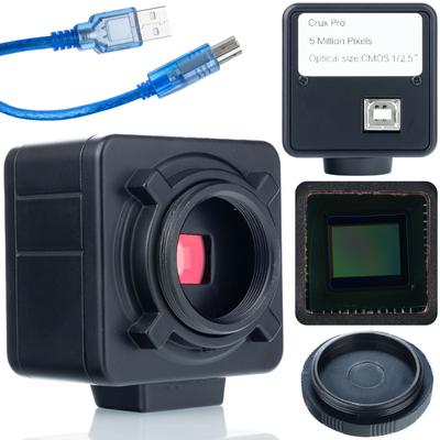 Rosfix Kamera Mikroskopowa Crux PRO KMCP-HDMI-USB 5MP – Wysoka Jakość Obrazu 2K | Interfejs USB 2.0 | Kompatybilna Z Mikroskopami C-mount