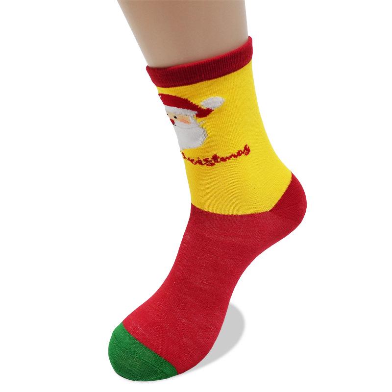 50 Christmas Stocking Styles: Autumn/Winter Cartoon Mid-Calf Socks, Perfect Holiday Gift