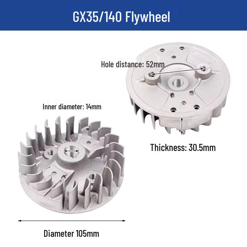140-Piece GX35 Engine Parts Set: Pull Starter, Spark Plug, High-Voltage Coil, Oil Can