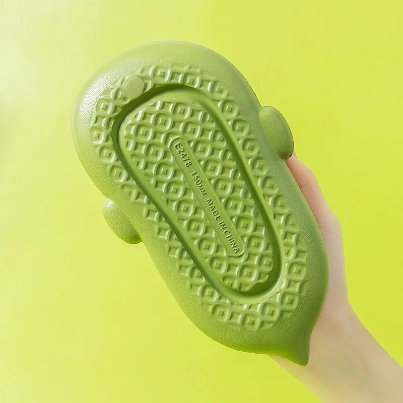 Милые детские тапочки с динозаврами для мальчиков и девочек — фото 5