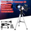 150X Refractive Space Telescope Outdoor Travel Professional Astronomical Telescope Monocular Spotting Scope w/ Tripod