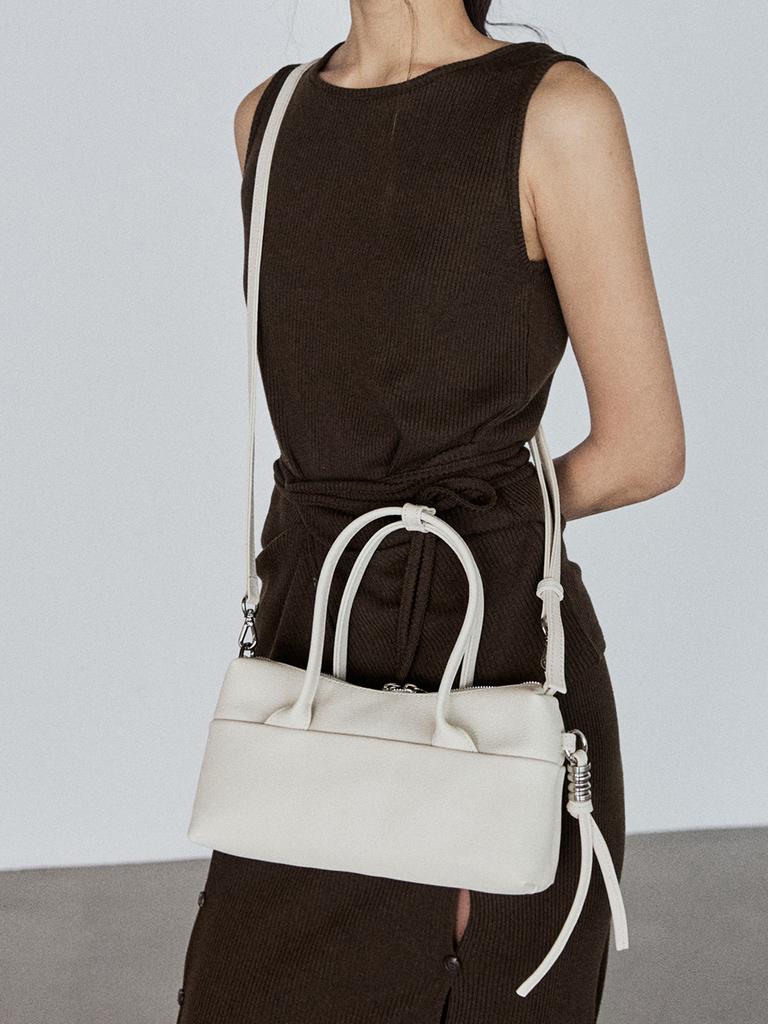 Dawn Factory Martin Bag Small Cow Leather Ivory