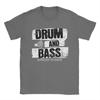 DRUM AND BASS  Unisex T Shirt  Vintage Tee Shirt Short Sleeve Crewneck TShirts Pure Cotton New Arrival Tops