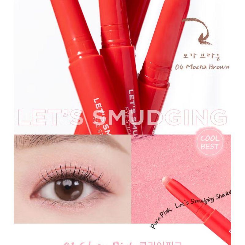 MERZY - Let's Smudging Eye Stick Shadow - 4 Colors