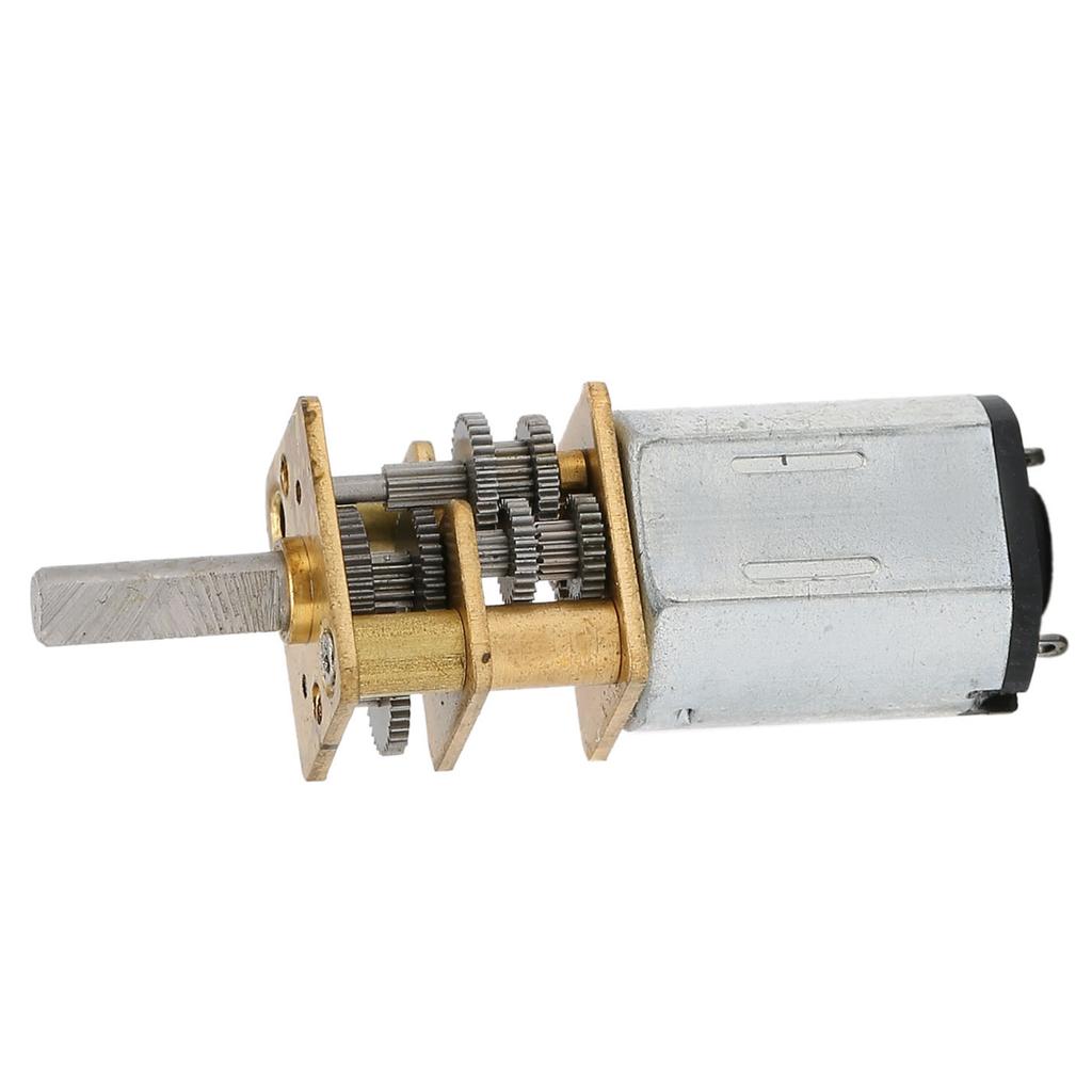 12FN20 DC 6V Prevodový motor 10 otáčok za minútu Hriadeľ 3x10mm Redukčný prevodový motor pre robota