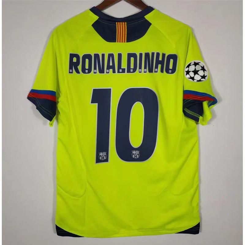 Vintage Trikot Fußballtrikot Trainings trikot Klassischer Sternendruck Verein AC Barcelona C Romesi Trikot